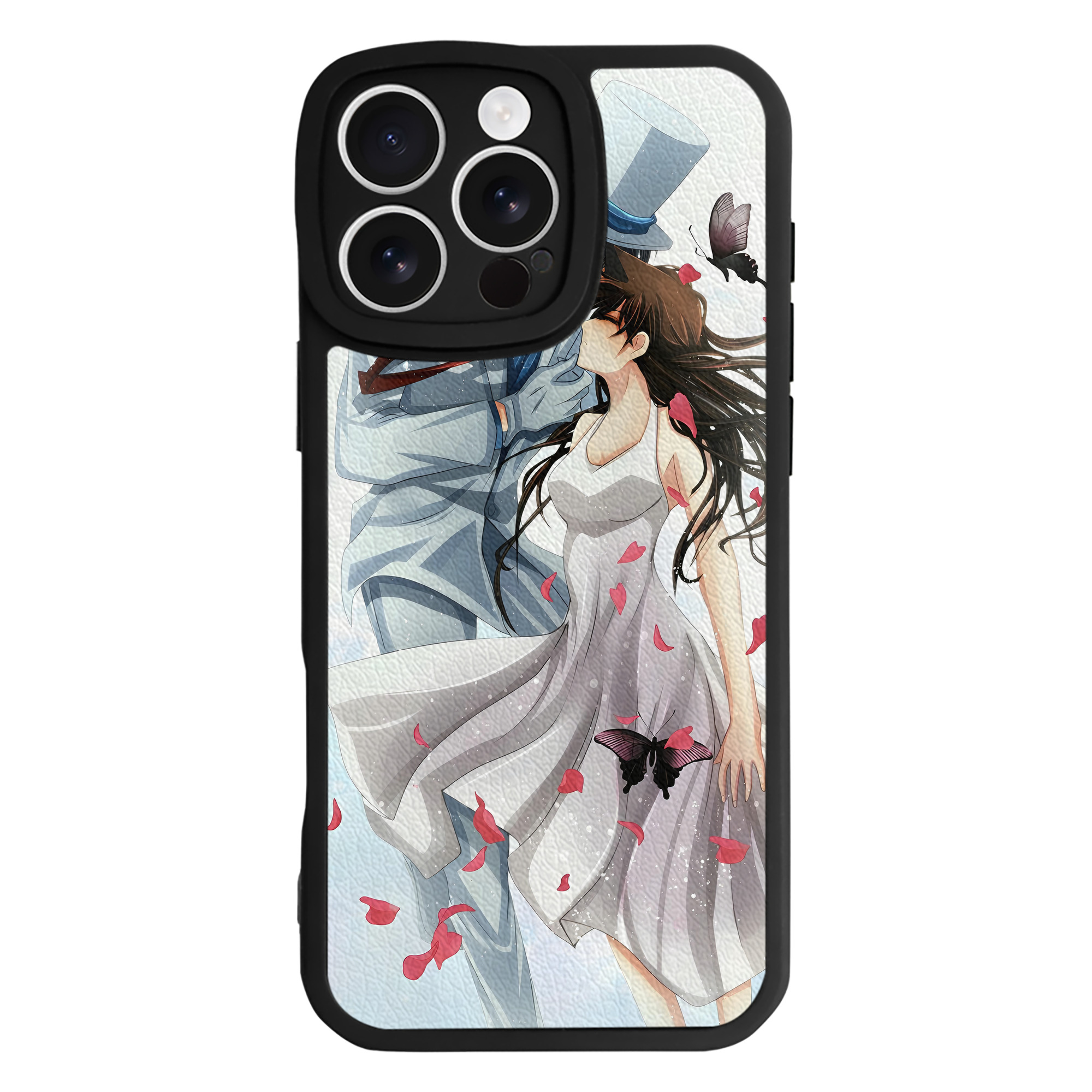 （画像用） 名探偵コナン Detective Conan 【iPhone 16シリーズ対応】シリコンスマホケース（レザー調） 材質：シリコン